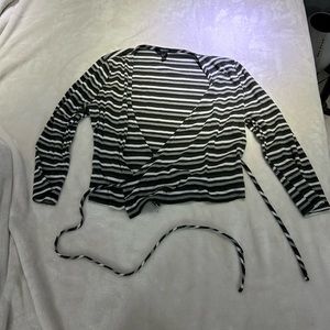 Forever 21 String Long Sleeve Crop